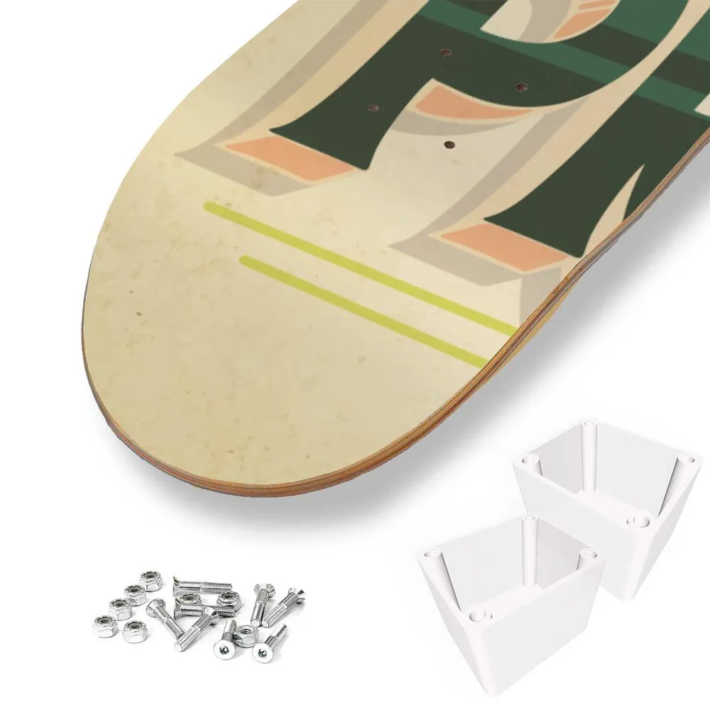 Don't Stop Until You're Proud Skateboard Wall Art, Mural & Skate Deck Art | Home Decor | Wall Decor