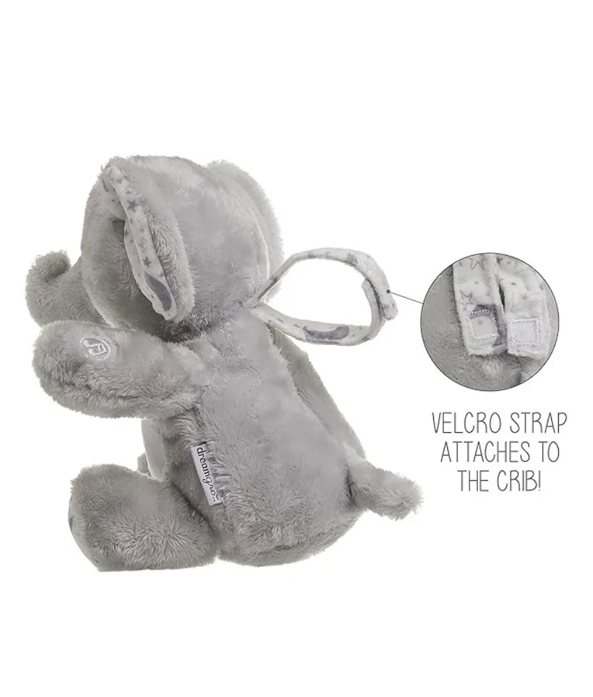 DreamGro Plush Animal Toys - Grey Elephant