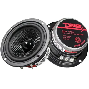 DS18 Elite 3.5" Full Range Coaxial Speakers 120 Watts Max 4 Ohm ZXI-354 Pair