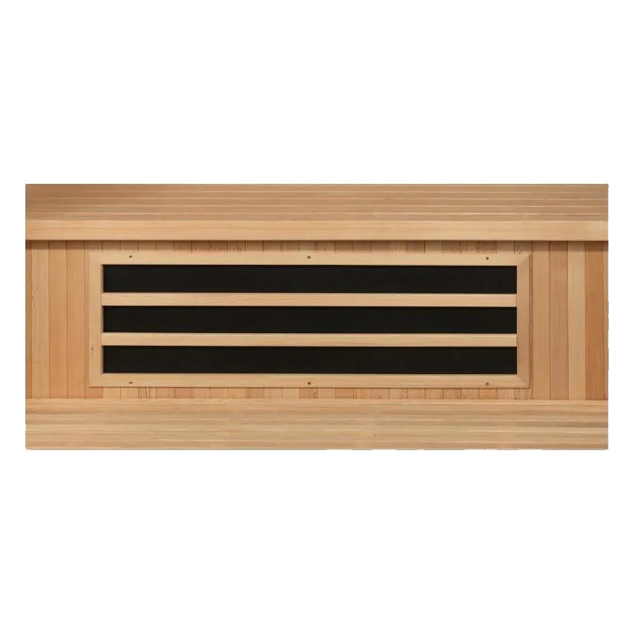 Dynamic Heming 2-Person Corner Low EMF FAR Infrared Sauna - Canadian Hemlock
