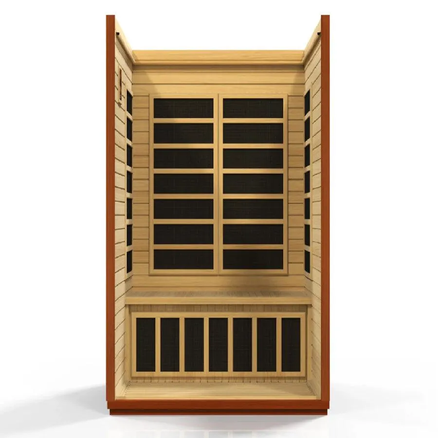Dynamic San Marino Elite 2-Person Ultra Low EMF FAR Infrared Sauna - Canadian Hemlock