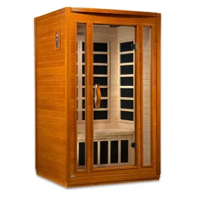 Dynamic San Marino Elite 2-Person Ultra Low EMF FAR Infrared Sauna - Canadian Hemlock