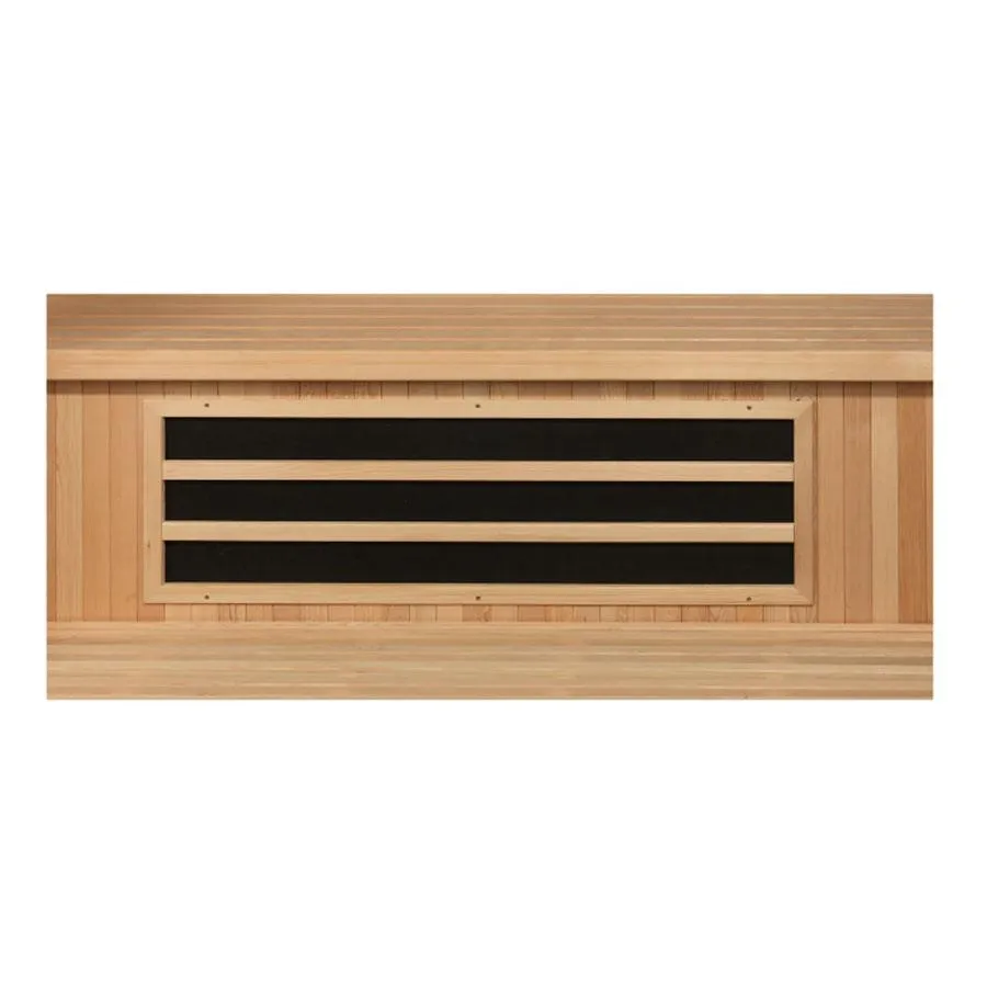 Dynamic Vittoria 2-Person Low EMF FAR Infrared Sauna - Canadian Hemlock