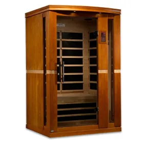 Dynamic Vittoria 2-Person Low EMF FAR Infrared Sauna - Canadian Hemlock