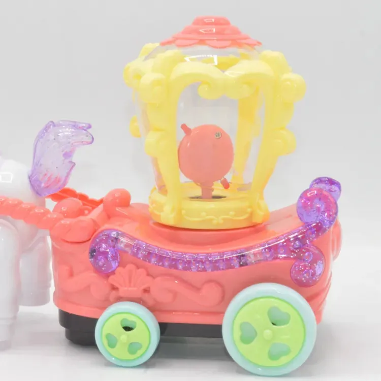 Electric Pony Horse Cartoon Carriage With light & music