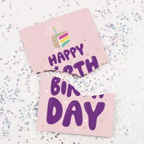 Endless Birthday Cake 🍰🔊 - Joker Greeting Prank Card (Glitter   Sound)