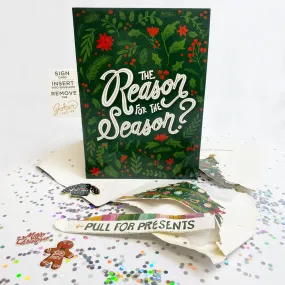 Endless Christmas Presents 🎁🎄🔊 - Joker Greeting Prank Card (Pull Surprise Glitter   Stickers   Sound)