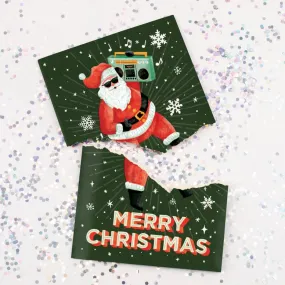 Endless Never Gonna Give You Up Christmas🕺🎄🔊 - Joker Greeting Prank Card (Glitter   Sound)