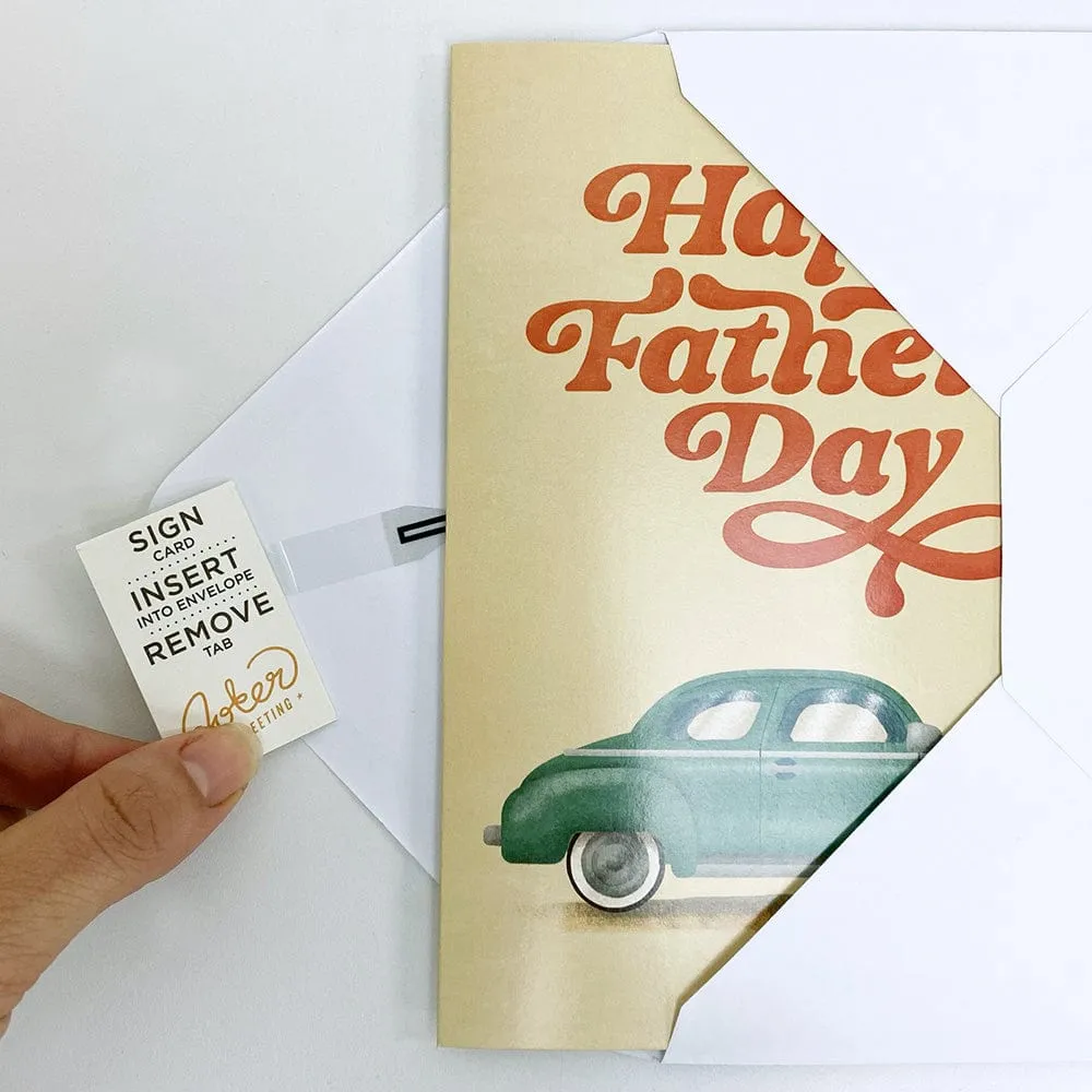 Endless Never Gonna Give You Up Father's Day Card 👨‍👦🔊 - Joker Greeting Prank Card (Glitter   Sound)