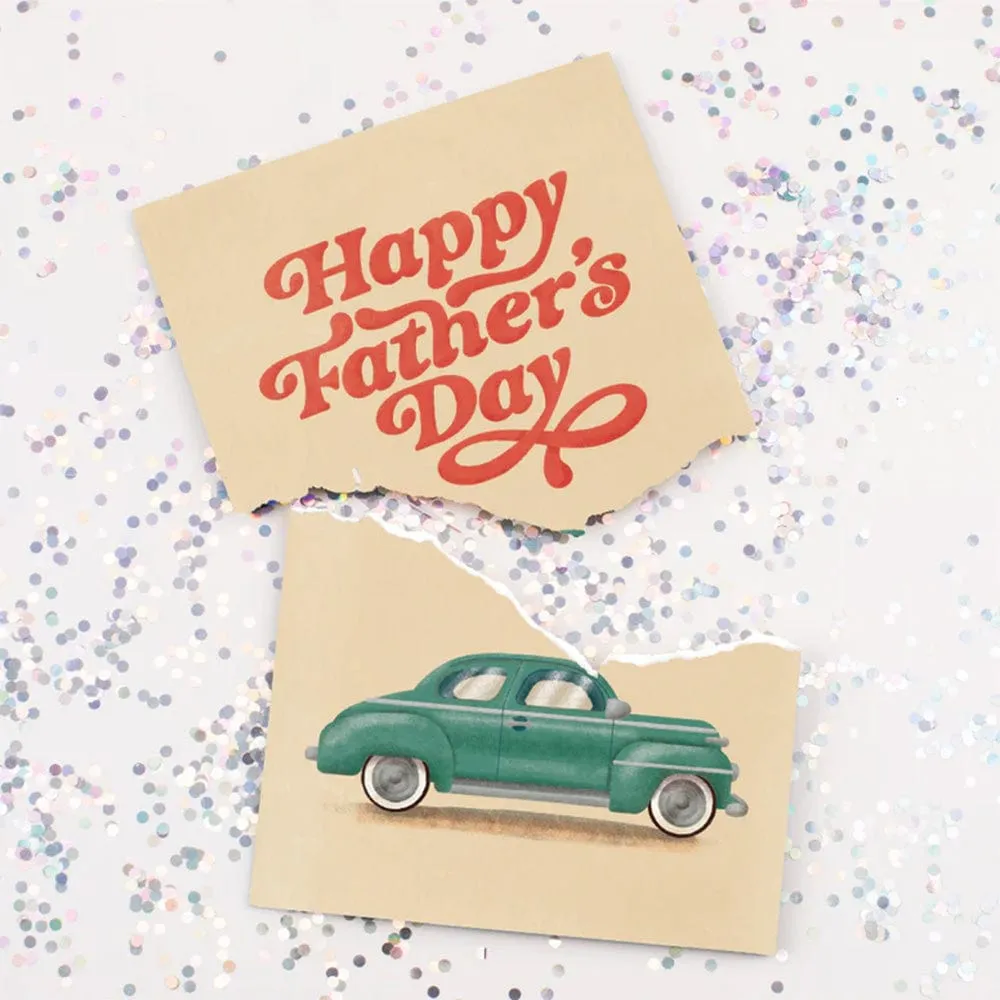 Endless Never Gonna Give You Up Father's Day Card 👨‍👦🔊 - Joker Greeting Prank Card (Glitter   Sound)