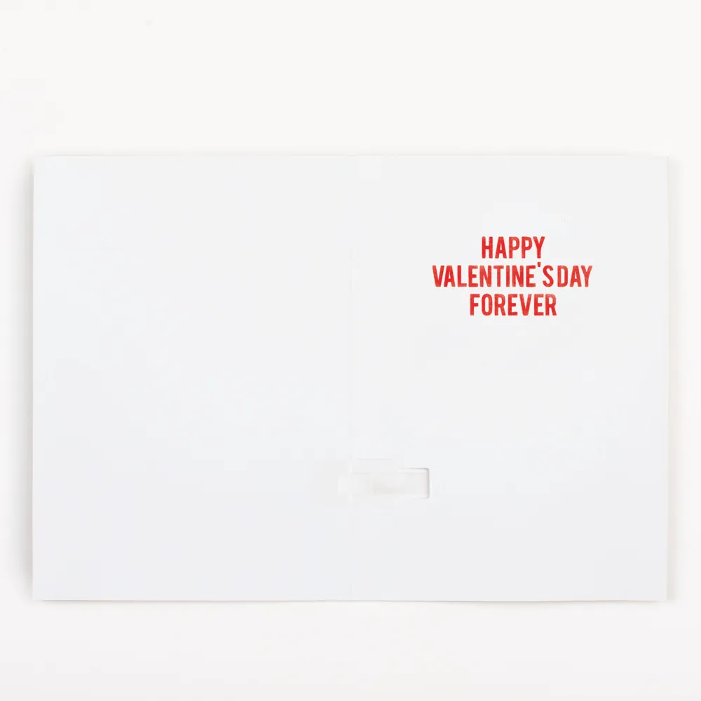 Endless Never Gonna Give You Up Valentines ❤️🔊 - Joker Greeting Prank Card (Glitter   Sound)
