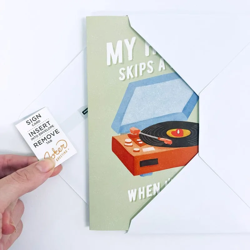 Endless Never Gonna Give You Up Valentines ❤️🔊 - Joker Greeting Prank Card (Glitter   Sound)