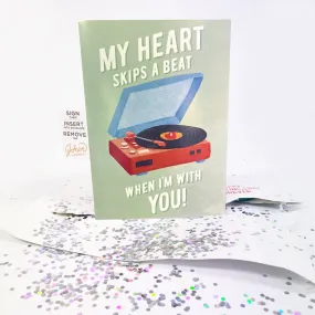 Endless Never Gonna Give You Up Valentines ❤️🔊 - Joker Greeting Prank Card (Glitter   Sound)