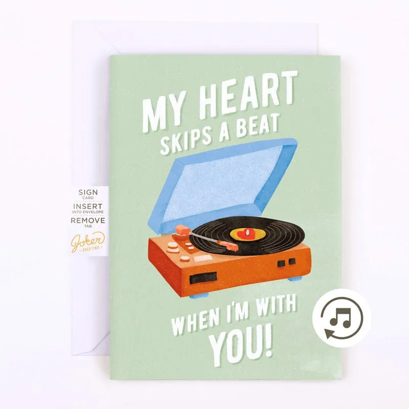 Endless Never Gonna Give You Up Valentines ❤️🔊 - Joker Greeting Prank Card (Glitter   Sound)