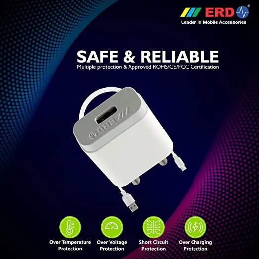 ERD: TC-24 5V 2.4A USB Adapter With Micro USB Cable