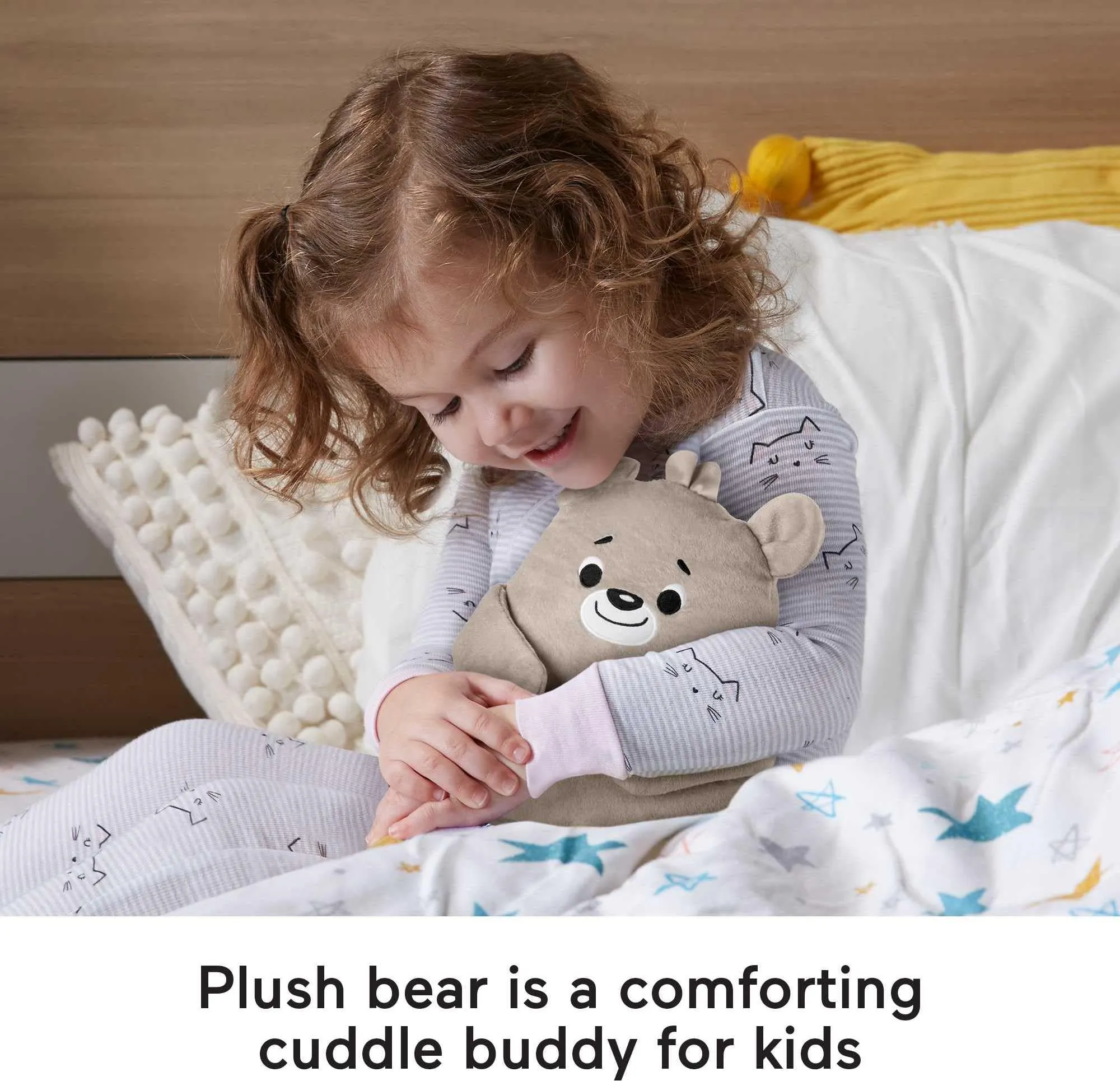 Fisher-Price Baby Bear & Firefly Soother, Light-up Nursery Sound Machine with take-Along Plush Toy for Babies and Toddlers
