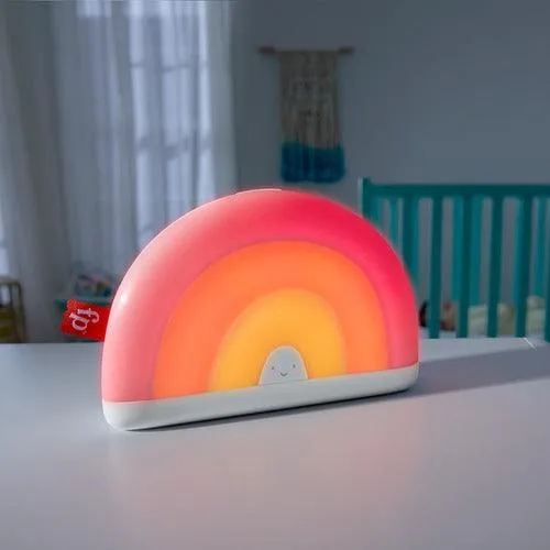 Fisher-Price Soothe & Glow Rainbow Sound Machine - with Music and Lights for Infant & Toddlers
