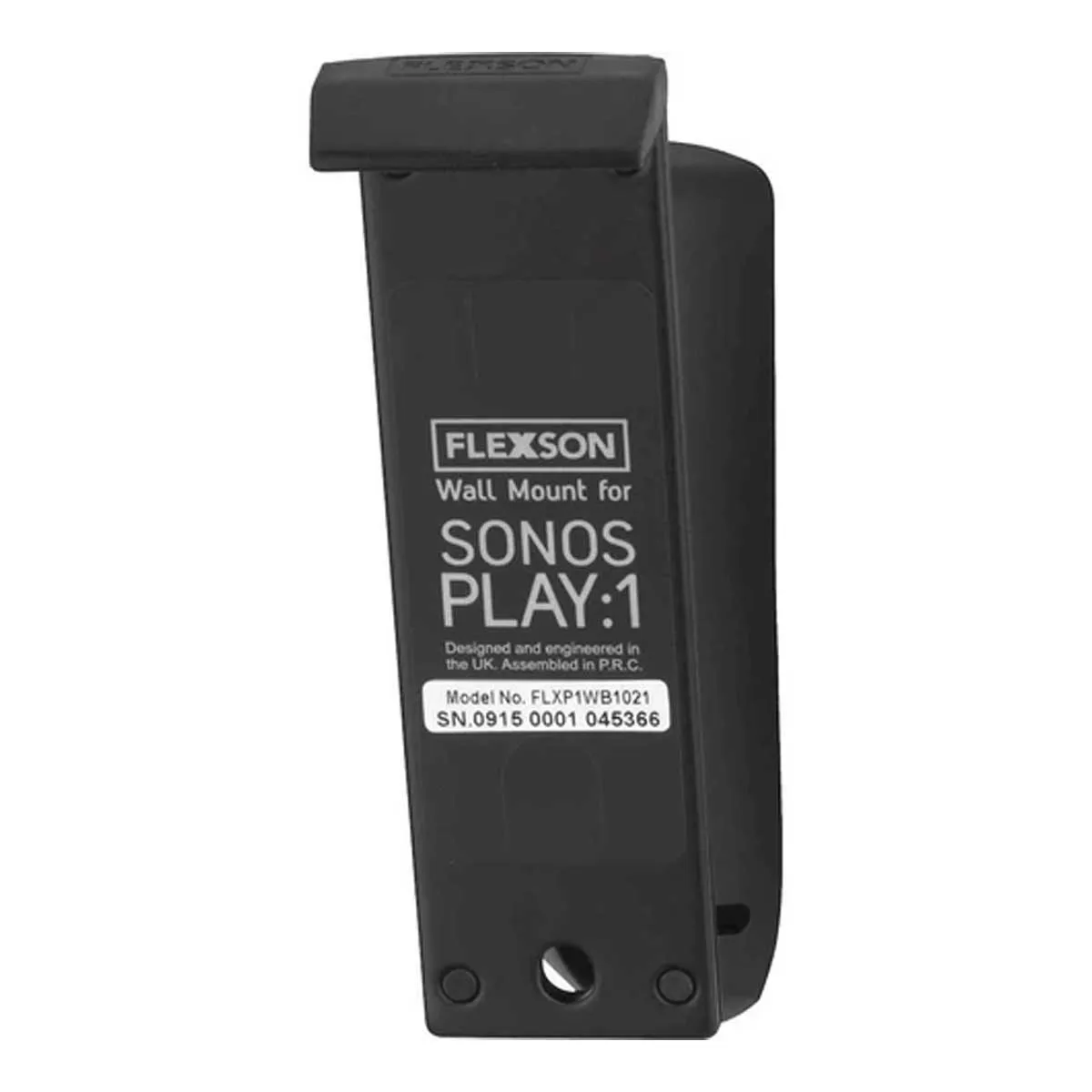 Flexson Wall Mount For Sonos Play:1 With Installation Hardware (Pair, Black)