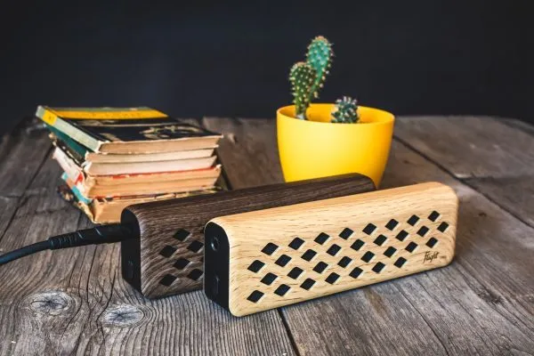 Flight Tiny6 Amplifier Portable Mini Ukulele Amplifier with Maple-Effect Case