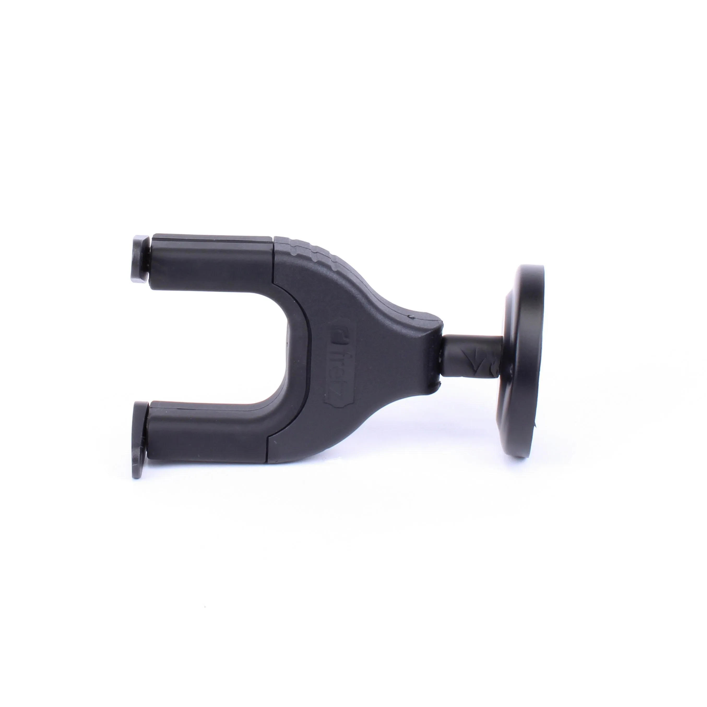 Fretz Short Self-Securing Wall-Mounted Guitar Hanger (Black)