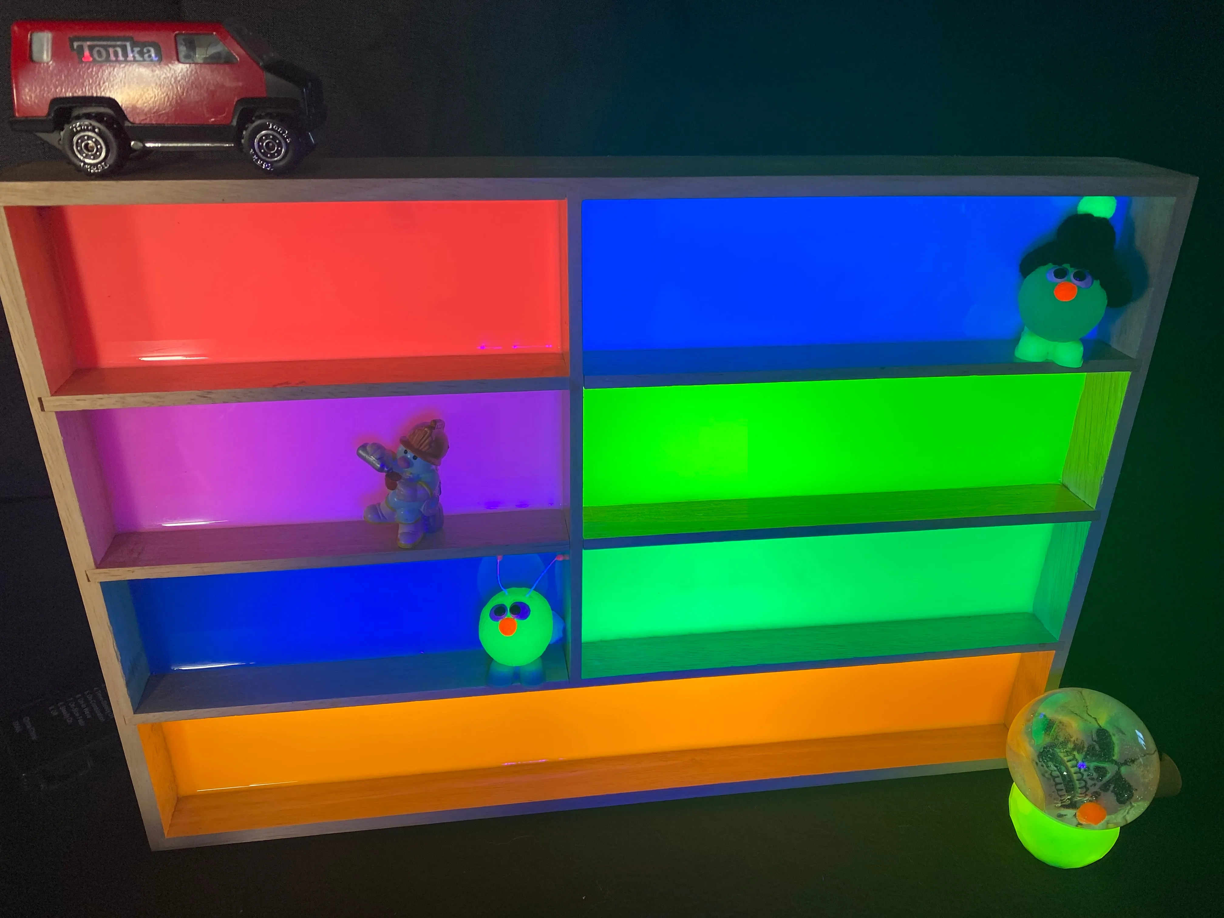 Get Lit multi-color shelf