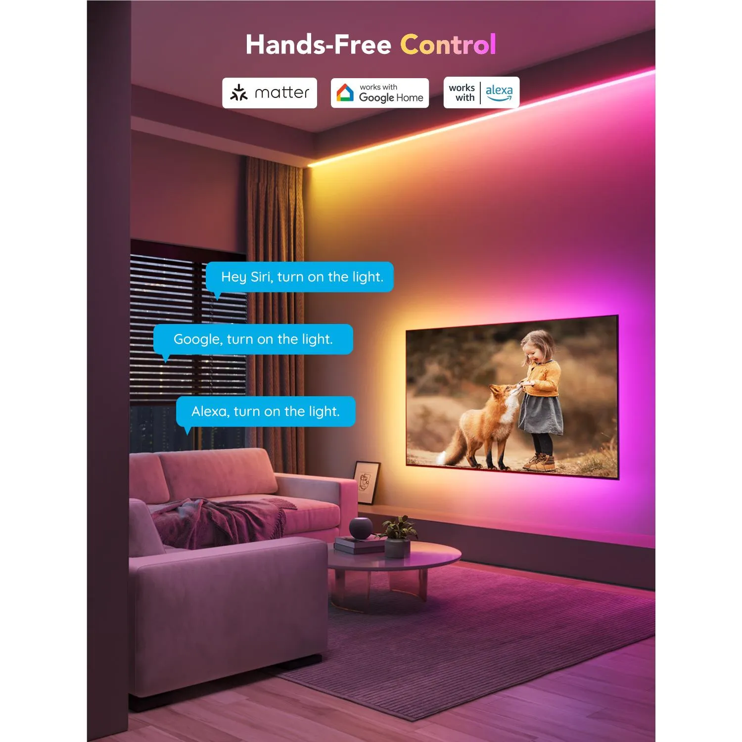 Govee RGBIC LED Strip Light M1 Extension (1m)[Matter Compatible]