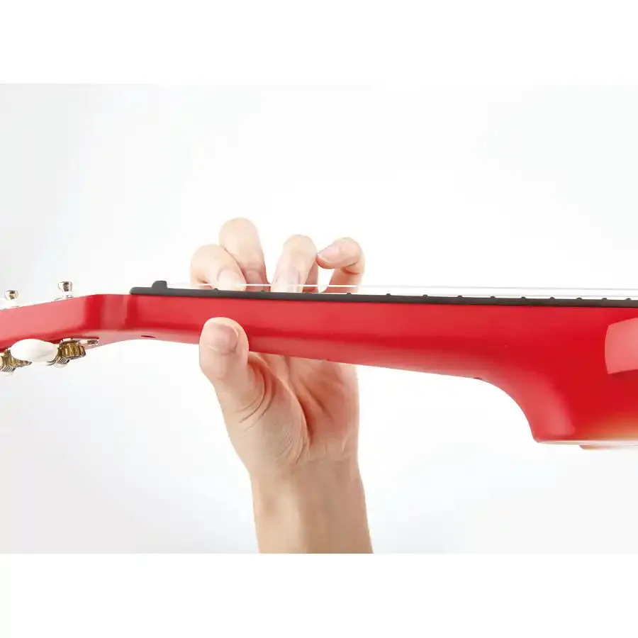 Hape Learn with Lights Ukulele - Red