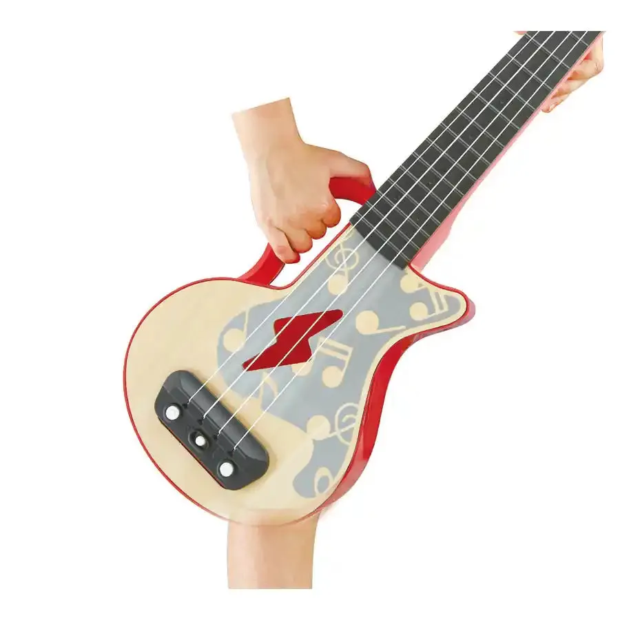 Hape Learn with Lights Ukulele - Red