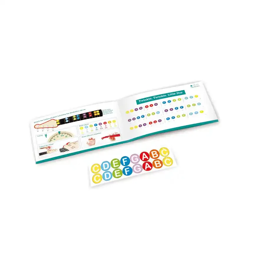 Hape Learn with Lights Ukulele - Red