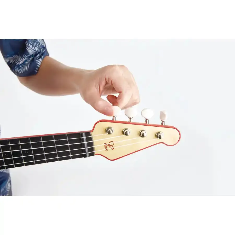 Hape Learn with Lights Ukulele - Red