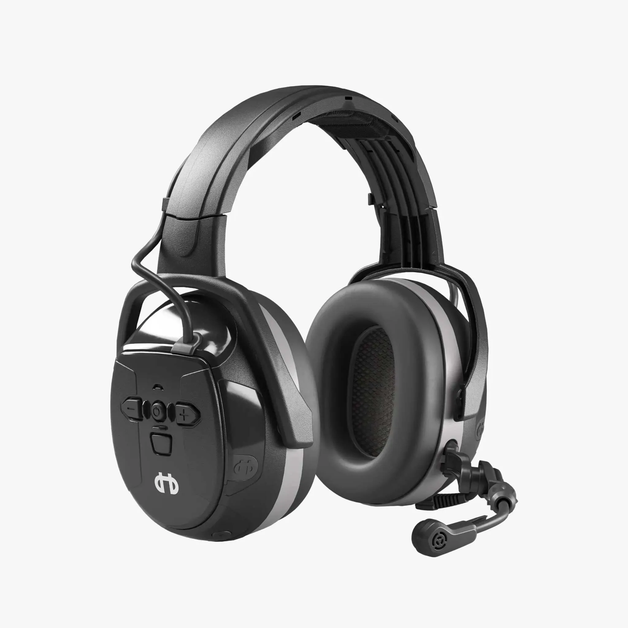 Hellberg Xstream Headband & Helmet Mount - Bluetooth Connectivity, Waterproof IPX4, Hands-Free Calls, Music Streaming, USB Charging, Voice Assistant