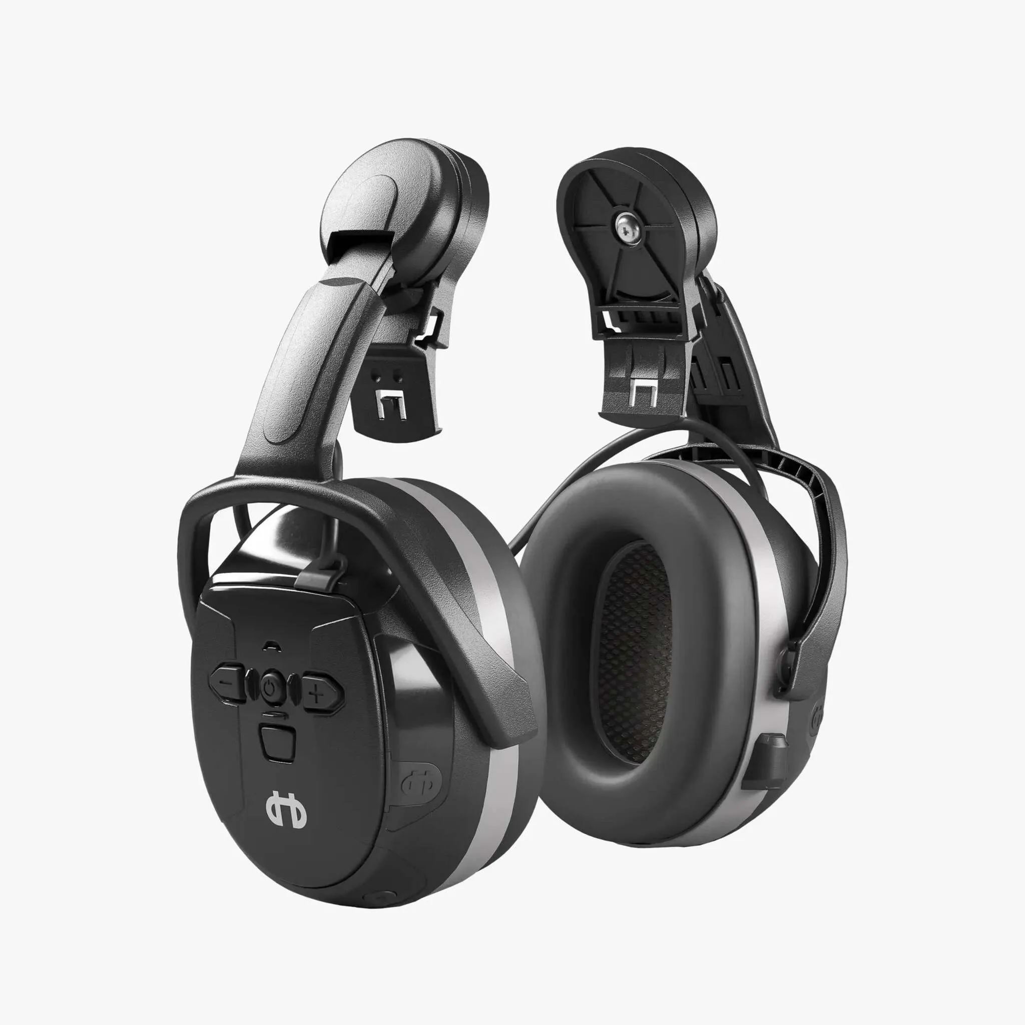 Hellberg Xstream Headband & Helmet Mount - Bluetooth Connectivity, Waterproof IPX4, Hands-Free Calls, Music Streaming, USB Charging, Voice Assistant