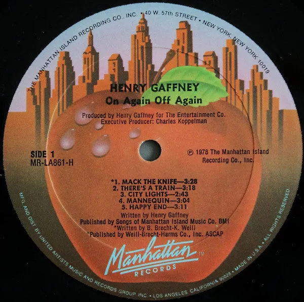 Henry Gaffney - On Again Off Again (LP, Album) (VG )