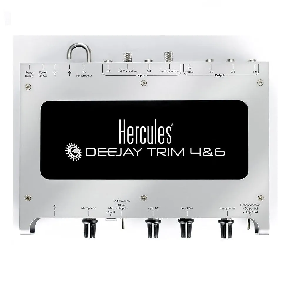 Hercules DeeJay TRIM 4&6 - USB 4-Channel DJ Audio Interface
