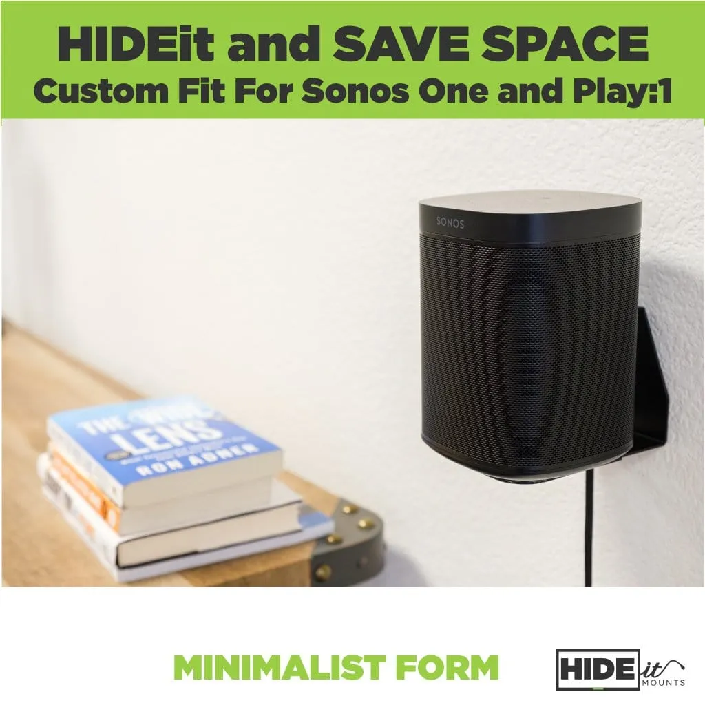 HIDEit One | Play:1 and Sonos One Wall Mount -  DISCONTINUED