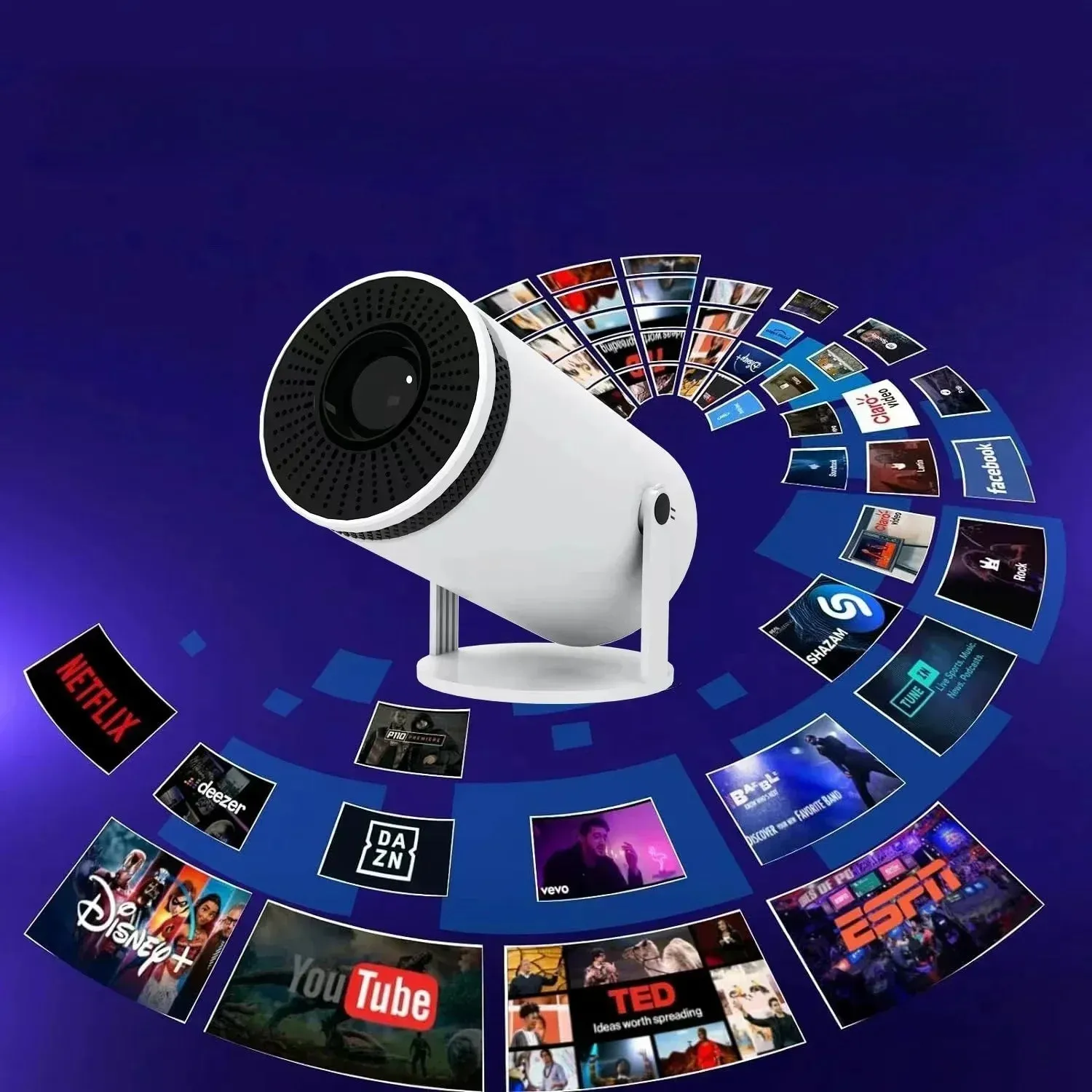 Home Cinema Outdoor Portable Projector
