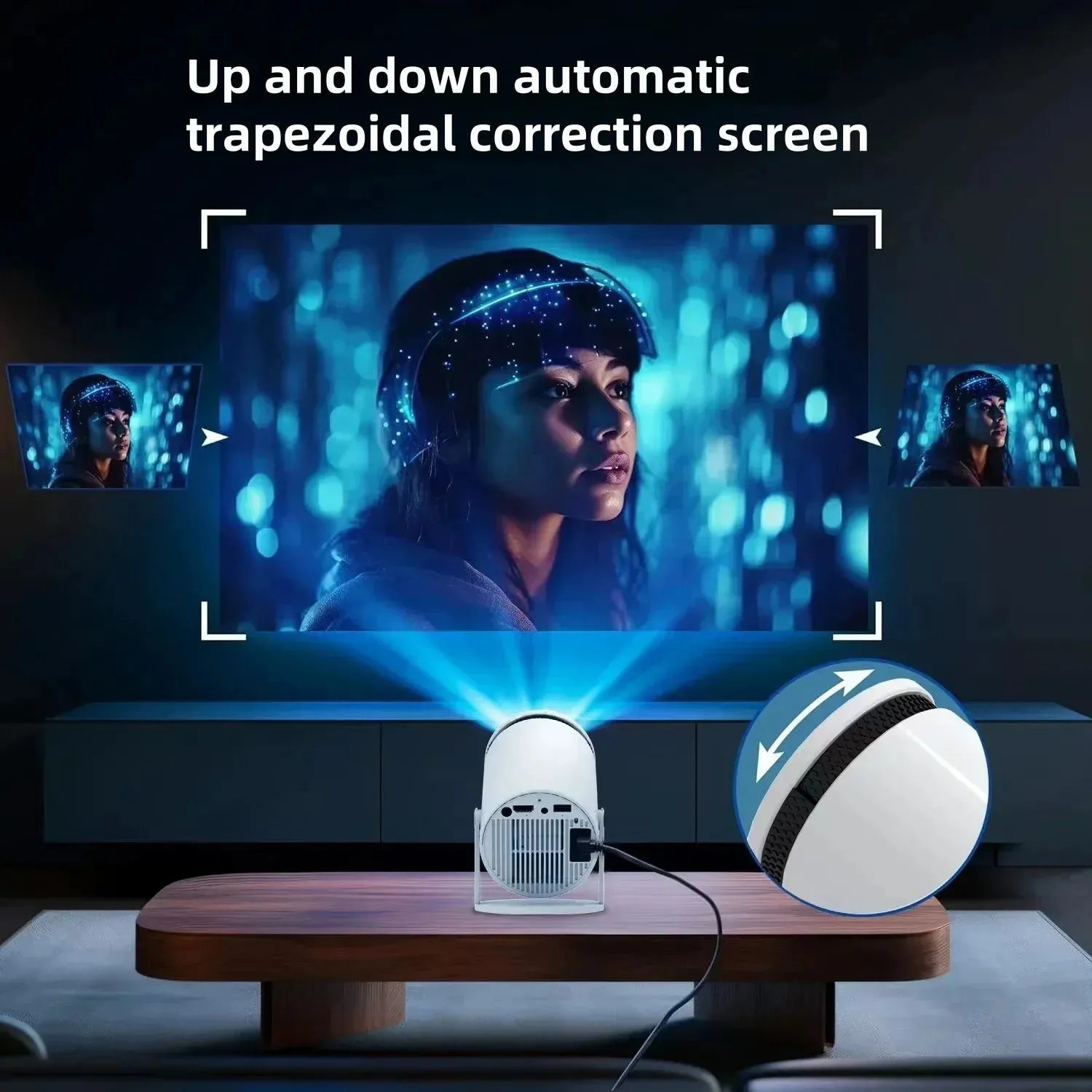 Home Cinema Outdoor Portable Projector