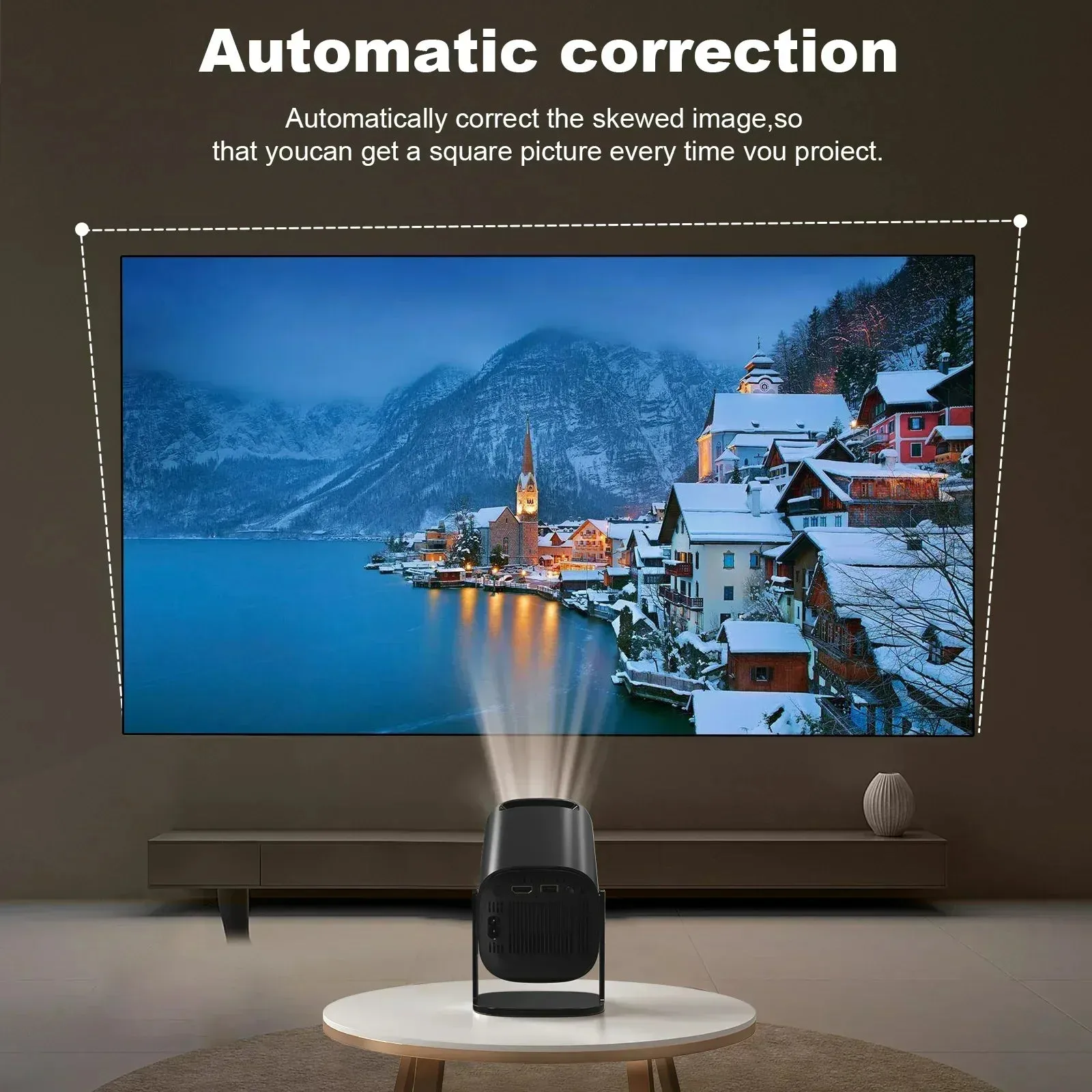 Home Cinema Outdoor Portable Projector