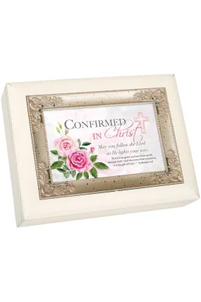 Italian Style Ivory Keepsake Music Box Confirmation - GPIMIVMARIA