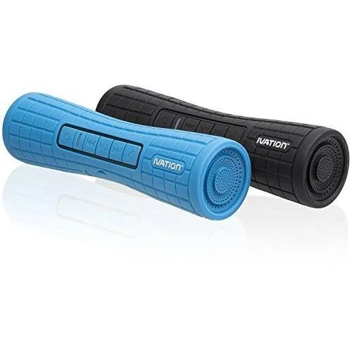 Ivation Boomer Portable Rechargeable Bluetooth Stereo Speakers