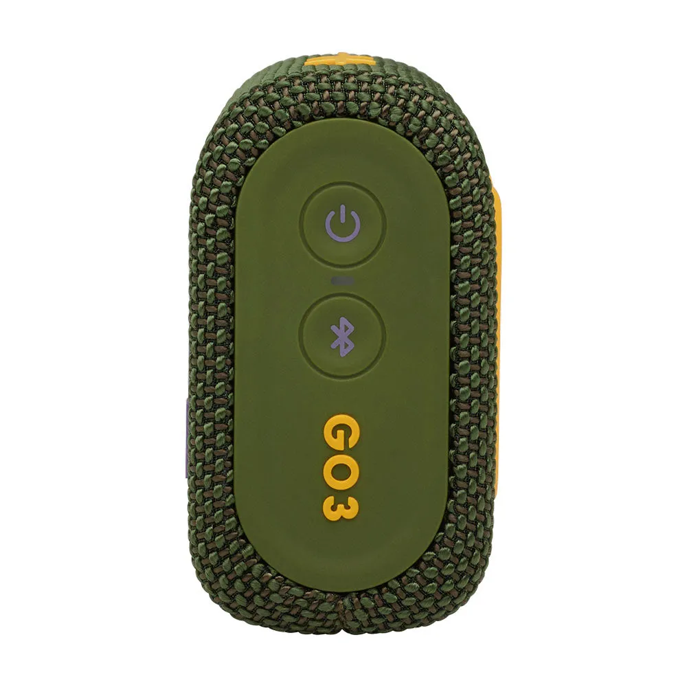 JBL Go 3 Portable Speaker Green/Yellow