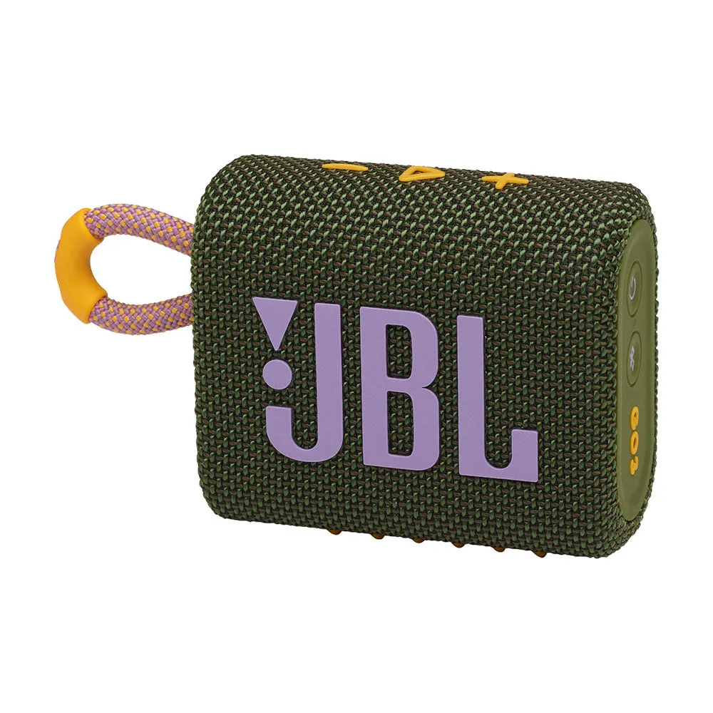 JBL Go 3 Portable Speaker Green/Yellow