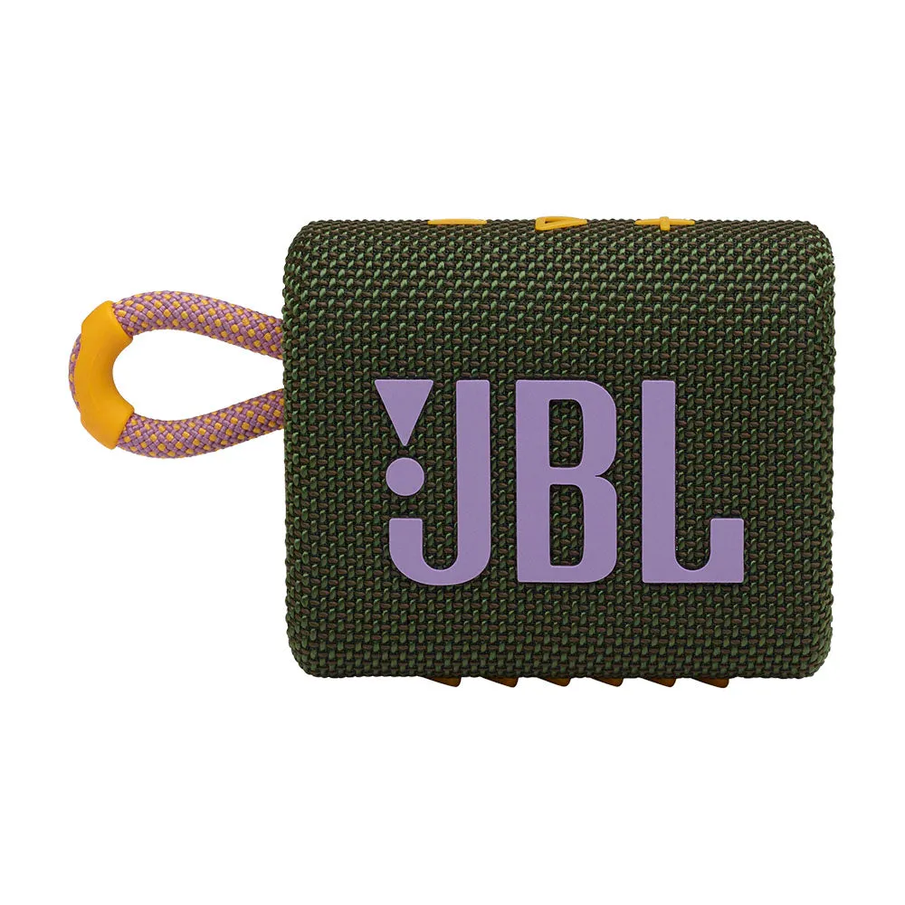 JBL Go 3 Portable Speaker Green/Yellow