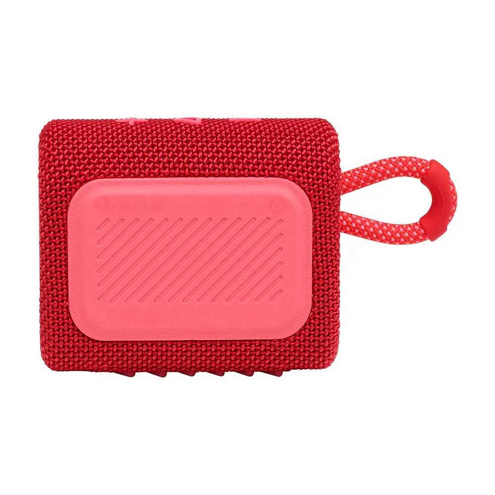 JBL Go 3 Portable Speaker System, Red