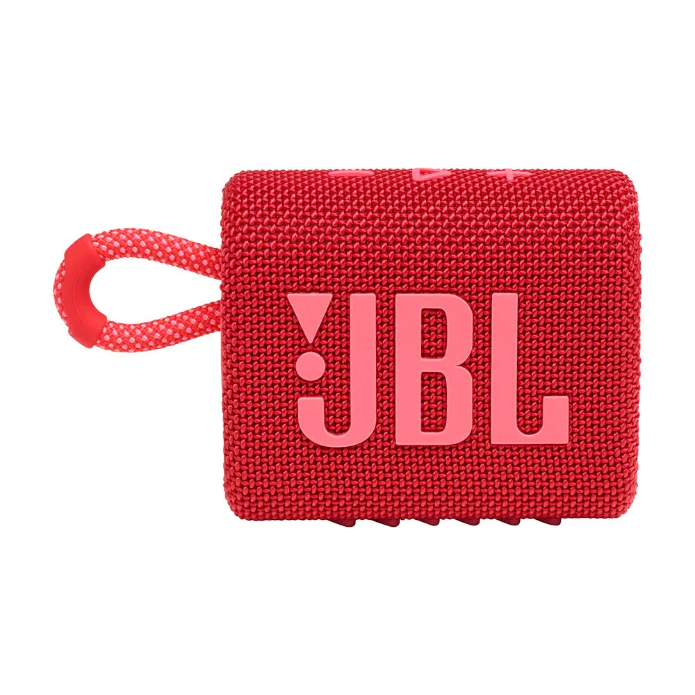 JBL Go 3 Portable Speaker System, Red