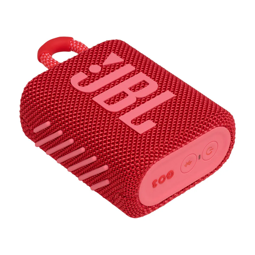 JBL Go 3 Portable Speaker System, Red
