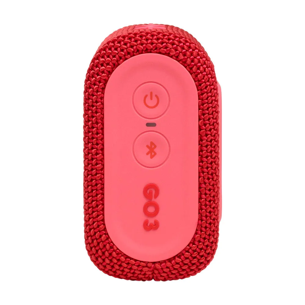 JBL Go 3 Portable Speaker System, Red