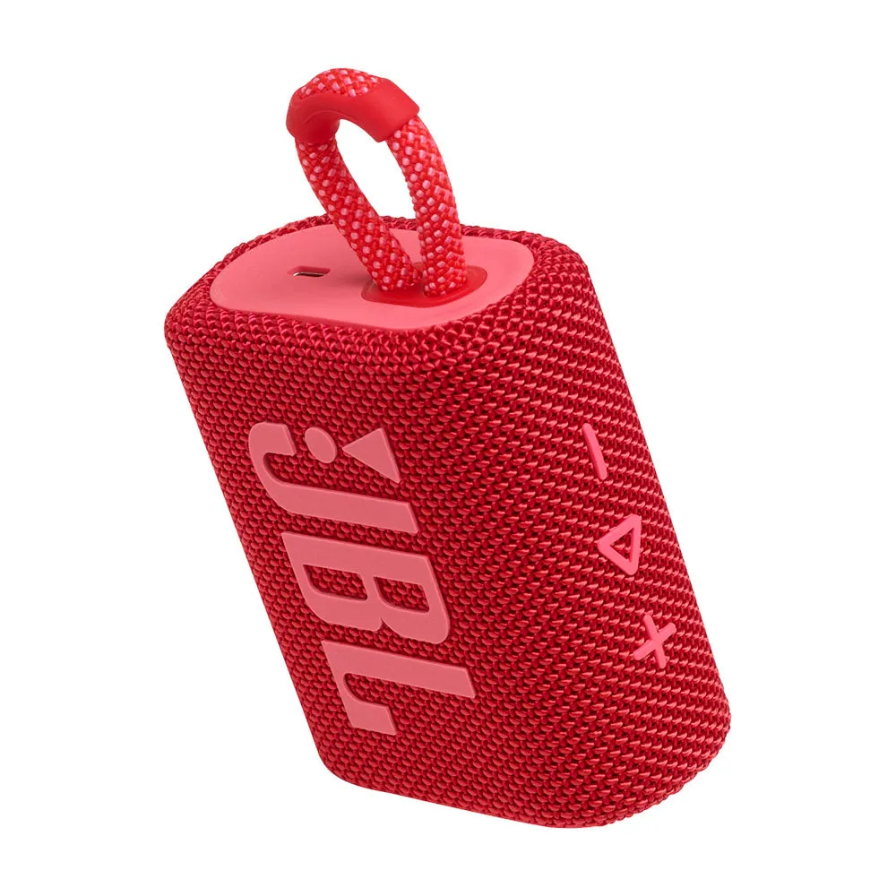 JBL Go 3 Portable Speaker System, Red