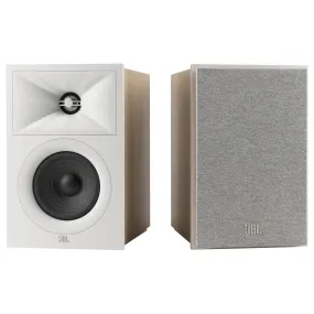 JBL STAGE240B 2 Way 4.5 Inch Bookshelf Speakers Pair White