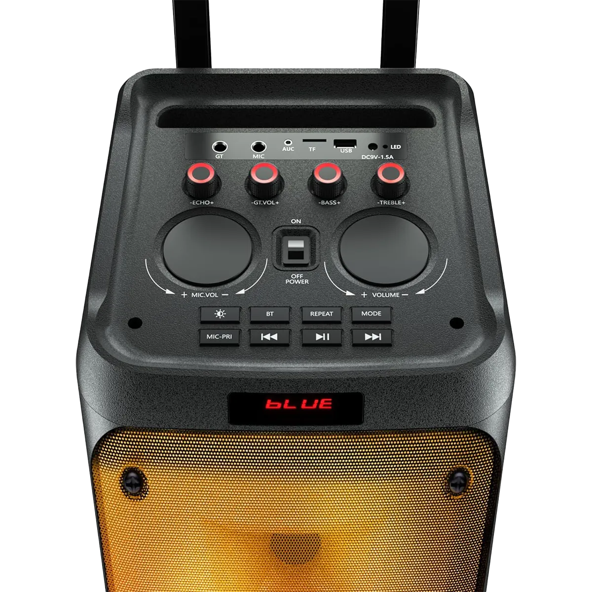 JVC 40W 2x6.5-Inch Woofer Trolley Speaker with Wireless Mic XS-N5212PB